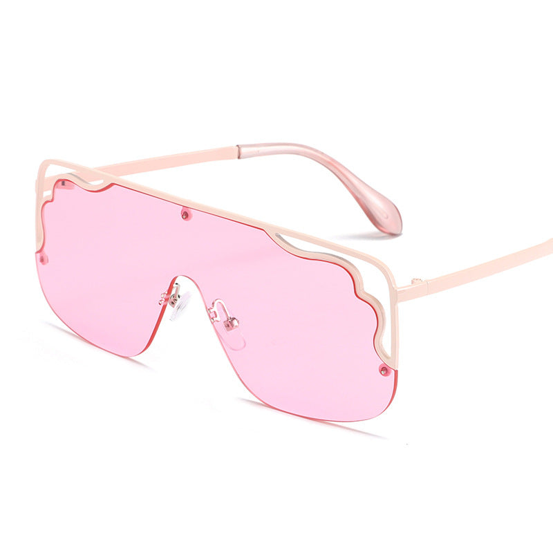 Wholesale PC Marine Film Spot Paint Irregular Hollow Out Sunglasses